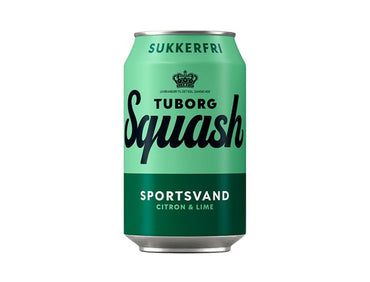 Tuborg Squash Sportsvand Sukkerfri 33 cl, 24 stk (kopi)