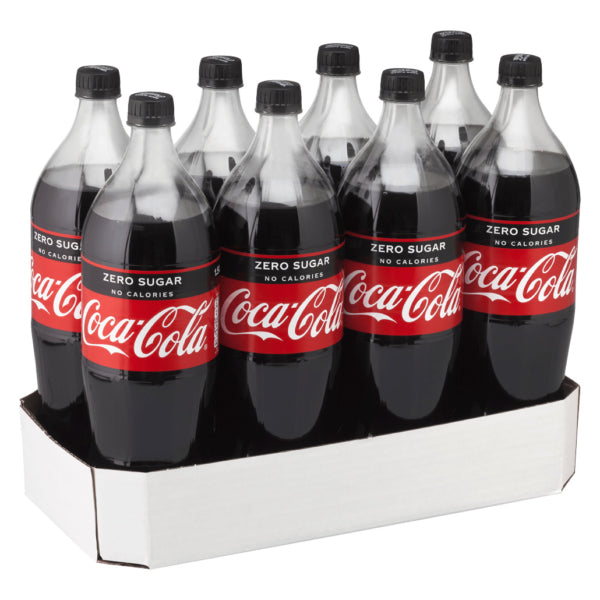 Coca Cola Zero - 8 x 1,5 liter.