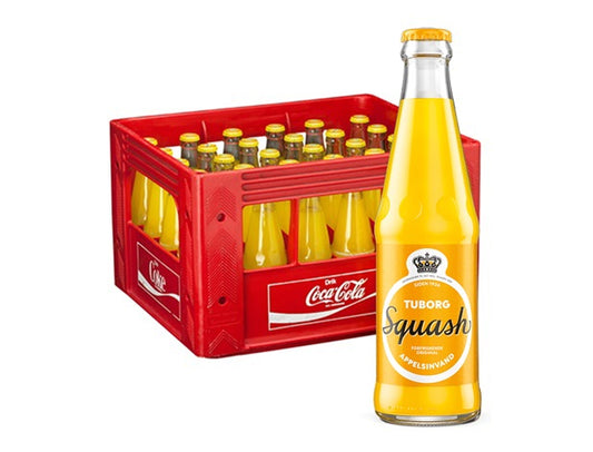 Tuborg Squash 25 cl flaske, 30 stk