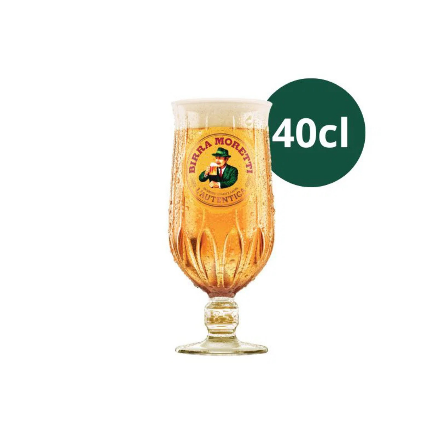 Birra Moretti Glas