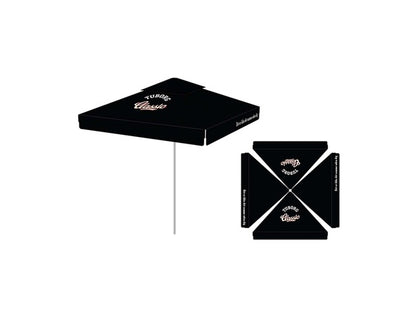 Tuborg Classic parasol 3x3m - Sort