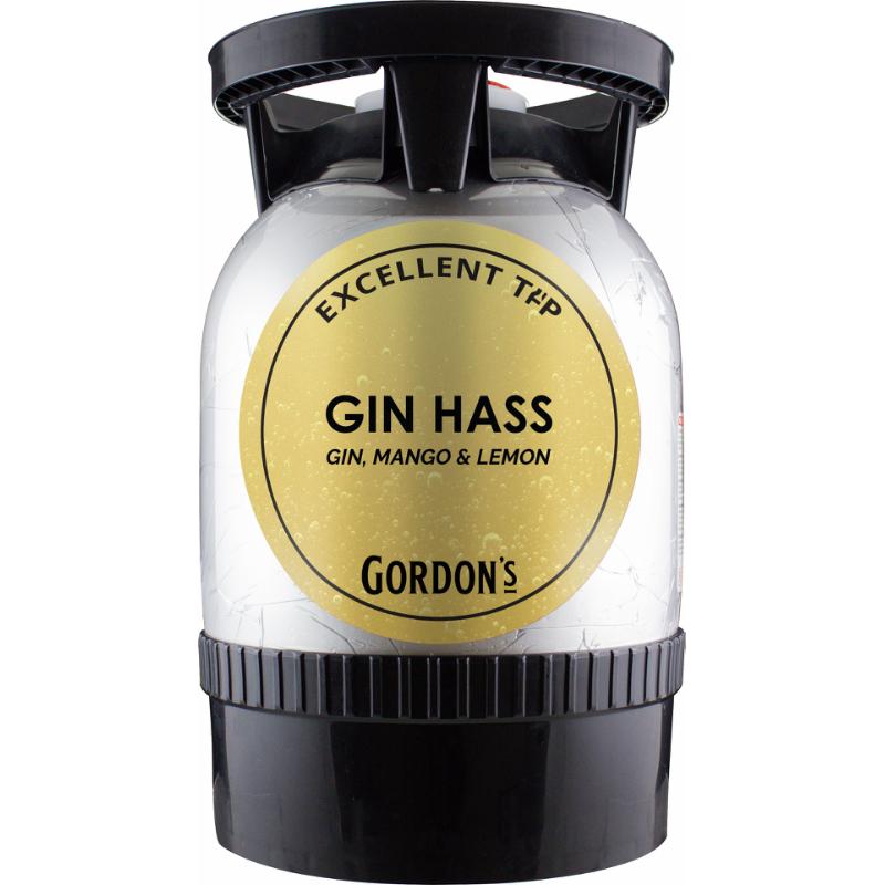 Gin Hass – 12 liter fadølsfustage med "S" kobling